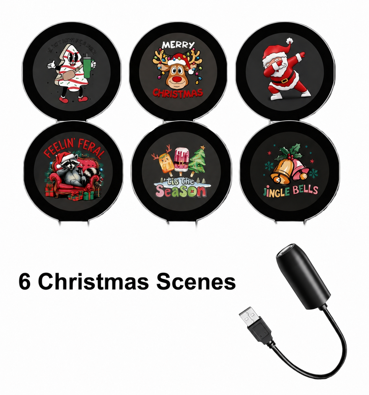 🎄👻 ✨ 60,000+ Sold — Plug & Play HD Holiday Projector for Christmas & Halloween Decor