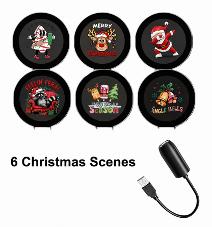 🎄👻 ✨ 60,000+ Sold — Plug & Play HD Holiday Projector for Christmas & Halloween Decor