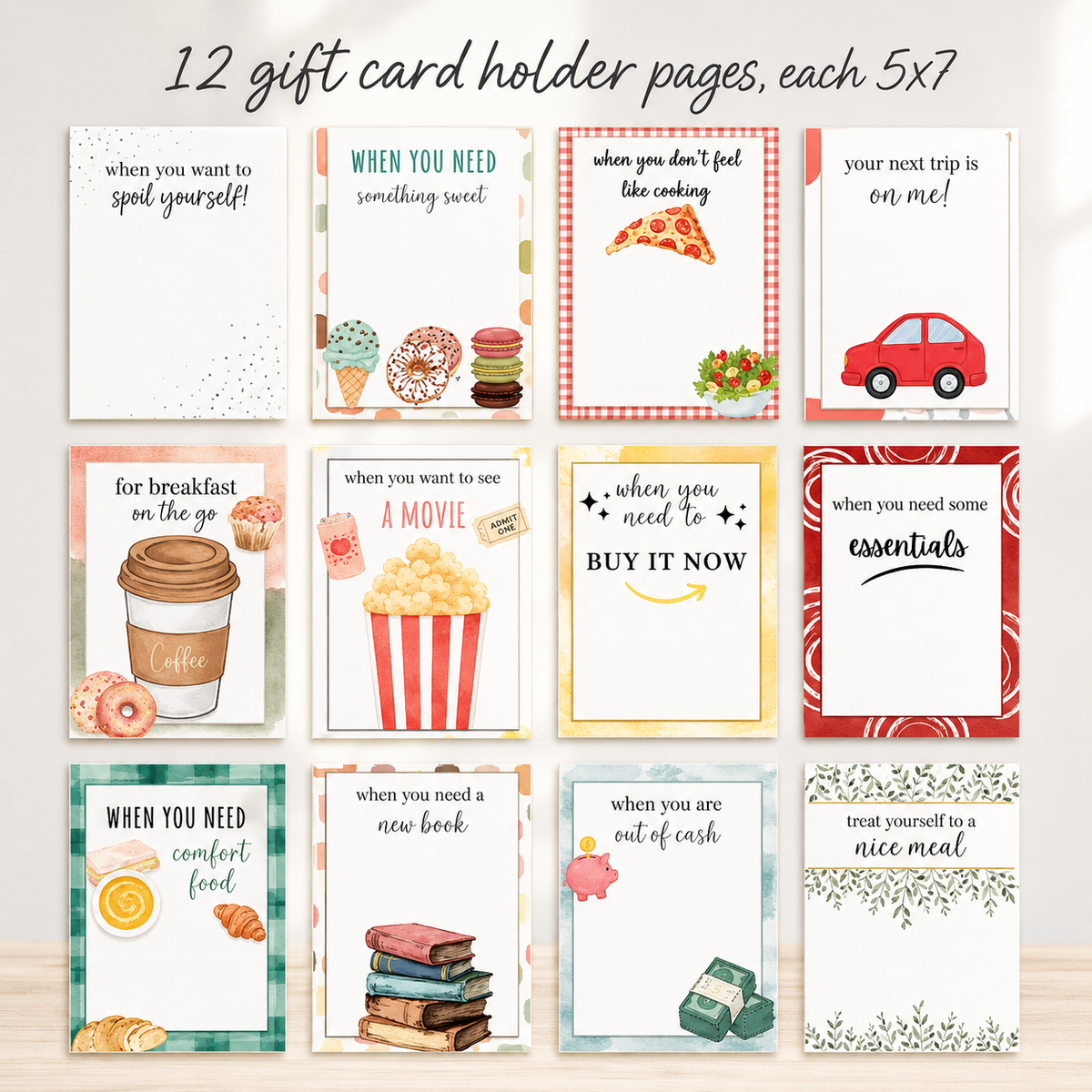 🎄Tzeternity™ Christmas Gift Card Book❤️‍🔥