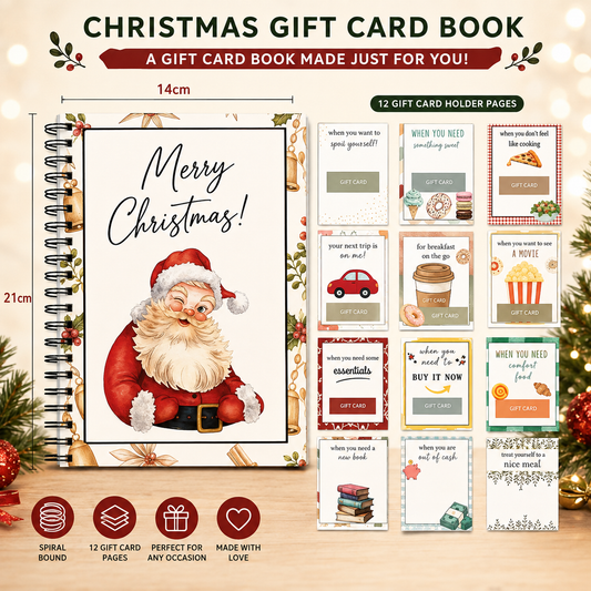 🎄Tzeternity™ Christmas Gift Card Book❤️‍🔥