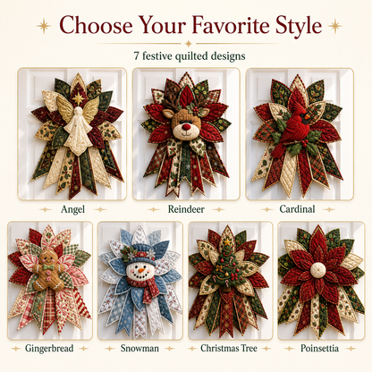 🎄Beginner-Friendly Oversized Christmas Character Quilted Door Hanger Sewing Kit | Complete Kit with All Tools & Step-by-Step Guide Included 💕