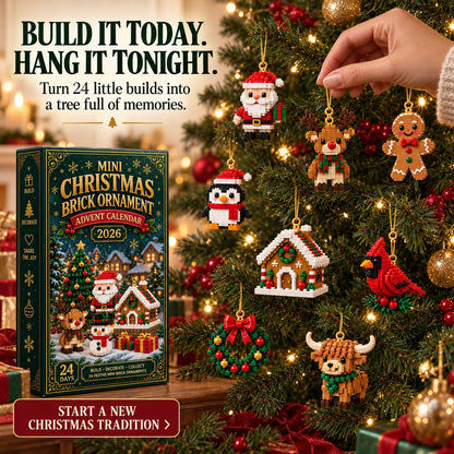 🎄 24-Day Mini Christmas Ornament Advent Calendar – Save 49%! ✨