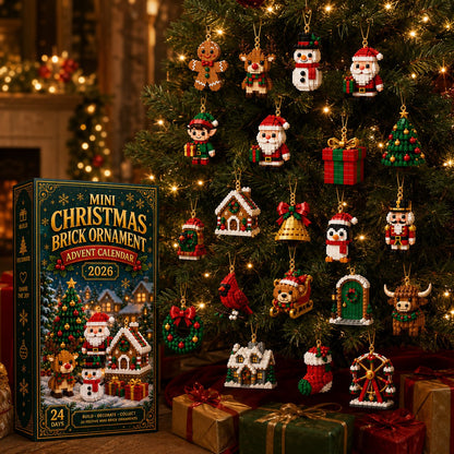 🎄 24-Day Mini Christmas Ornament Advent Calendar – Save 49%! ✨