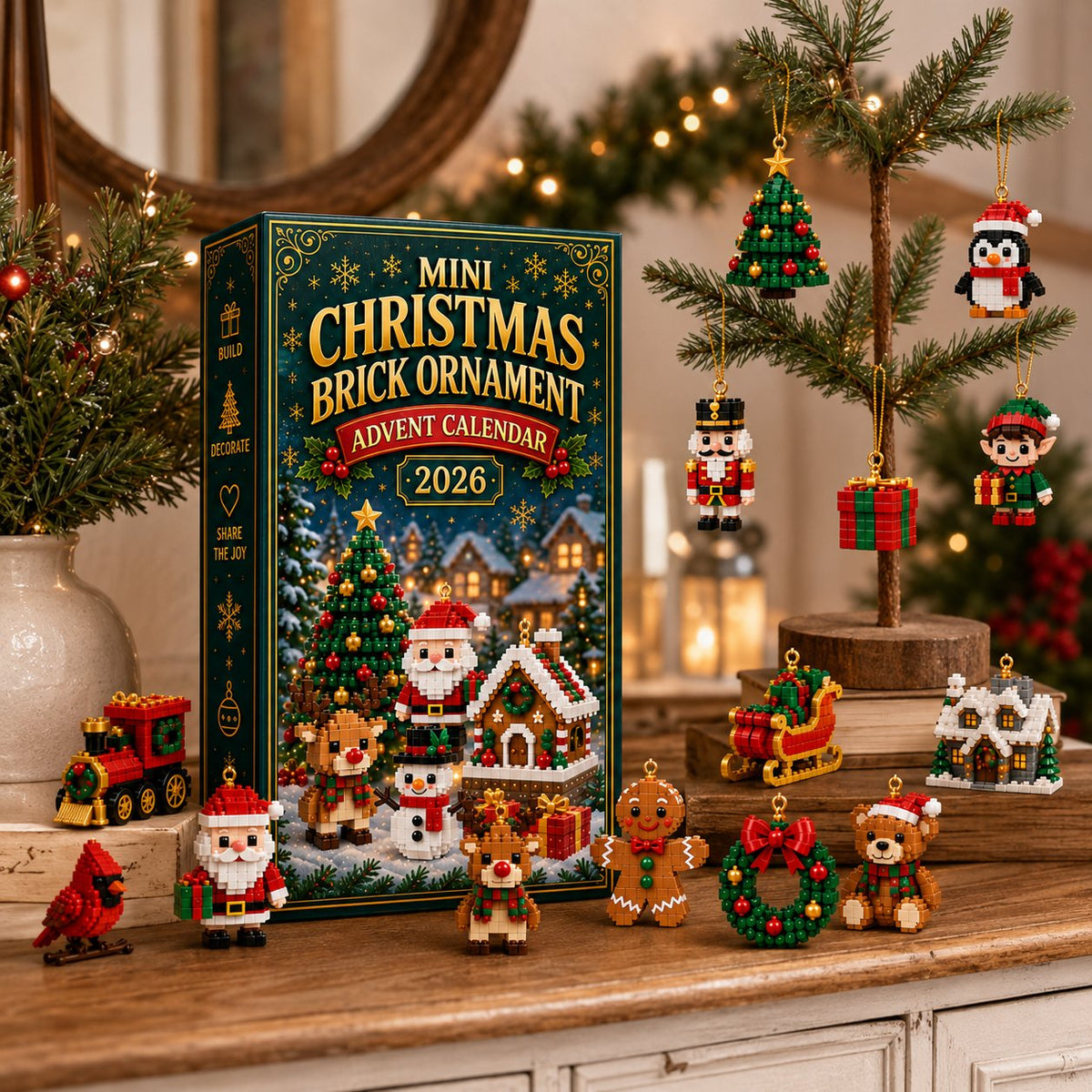 🎄 24-Day Mini Christmas Ornament Advent Calendar – Save 49%! ✨